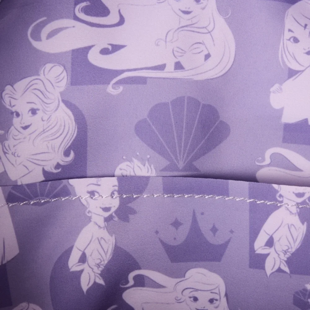 Loungefly Disney Princess iridescent all over print  Backpack Hard Tag New!